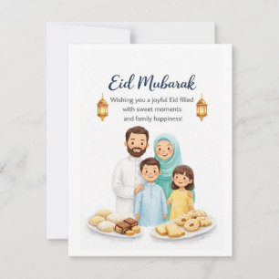 De Correspondance Carte Eid Mubarak Téléchargement Instantané