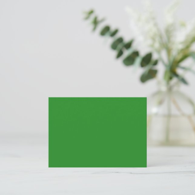 De Correspondance Carte Forêt Green Custom Flat Note (Debout devant)