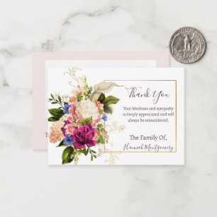 De Correspondance Carte funéraire Sympathy Photo Flower