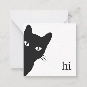 De Correspondance Carte Noire Cat Note (Vierge à l'intérieur)