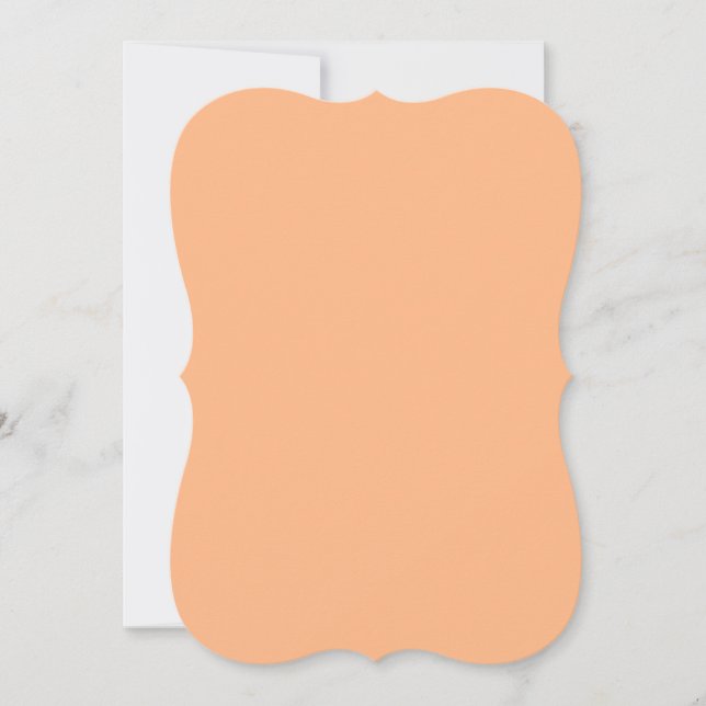 De Correspondance Carte Pastel Orange Note (Devant)