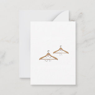 De Correspondance Carte personnalisée. Cintres drôles