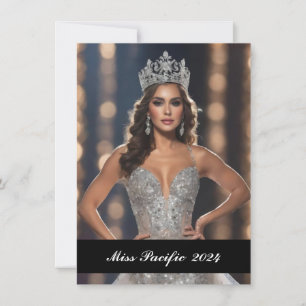 De Correspondance Carte photo personnalisé Pageant