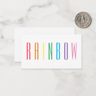 De Correspondance Carte plat RAINBOW 3,5x2