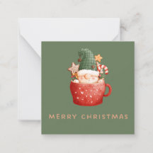 Carte plate 6,4 x 6,4 cm