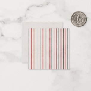De Correspondance Carte plate à motif rayé neutre et doux