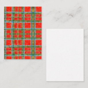 De Correspondance CARTE PLATE MAC BAIN TARTAN 3.5x2.5