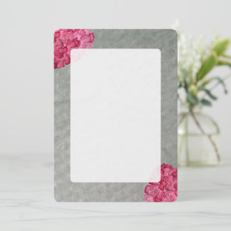 De Correspondance Carte pour notes blanc Aquarelle Peony
