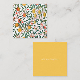 De Correspondance Carte pour notes PLAT : WILLIAM MORRIS ; POMEGRANA