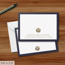 Carte professionnelle Gold Logo Business Note