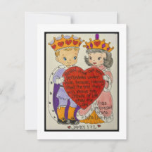 Carte Retro Valentine