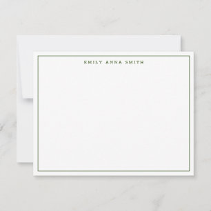 De Correspondance Carte simple Green Modern Professional