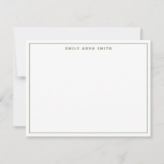 De Correspondance Carte simple Green Modern Professional