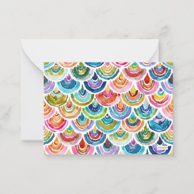 De Correspondance Carte STRANGEBOW Colorée Scallop Note (Devant)