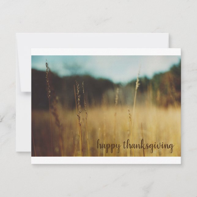 De Correspondance Carte Thanksgiving Autumn Meadow (Devant)