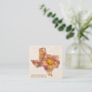 De Correspondance Carte Zinnia personnalisée Texas