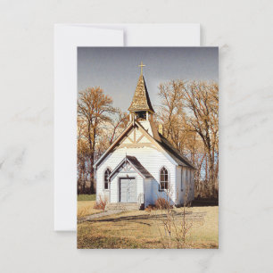 De Correspondance Country Church - Carte à billets plats