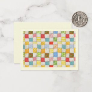 De Correspondance COUVRE-LIT PATCHWORK 3,5x2,5 Carte plate / Crème /