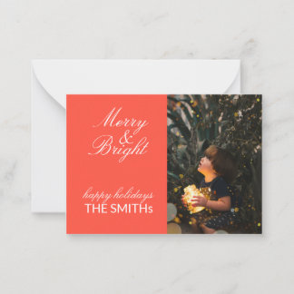 De Correspondance Famille verte et rouge Carte photo