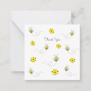 De Correspondance Little Bumble Bee Mini Merci Carte Note