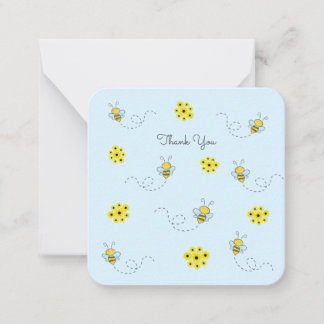 De Correspondance Little Bumble Bee Mini Merci Carte Note
