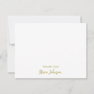 De Correspondance Merci Chic Nom du monogramme Carte blanche à bille