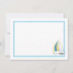 De Correspondance Note Plat Carte Voilier