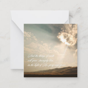De Correspondance Penser à vous Carte pour notes - Tournez vos yeux
