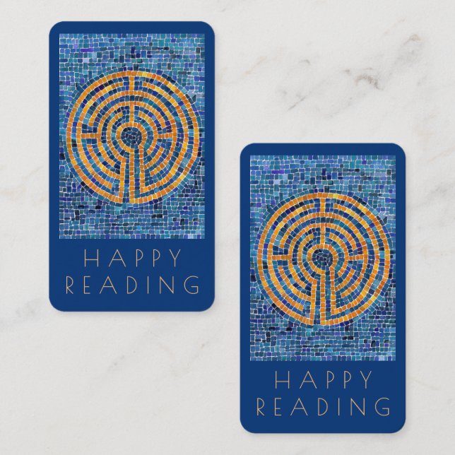 De Correspondance SIGNET LABYRINTH IV - Carte 3,5x2 + texte (Devant / Derrière)
