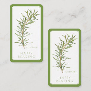 De Correspondance SIGNET ROSEMAIRE FRAIS - Carte 3.5x2 + Vert texte
