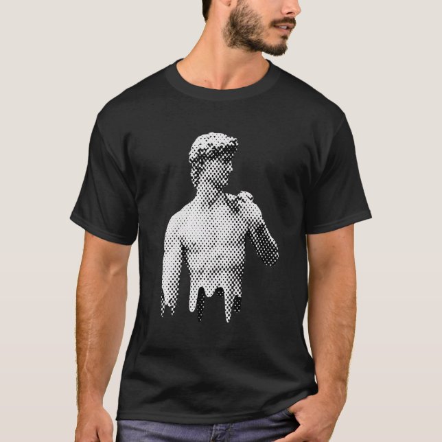 De David Marble Statue Michelangelo Renaissance Me T-Shirt (Vorderseite)