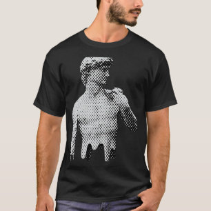 De David Marble Statue Michelangelo Renaissance T-Shirt