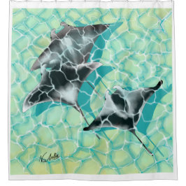 DE Duschvorhang Manta Rochen