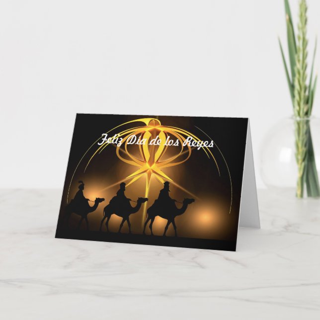 De Felicitacion Dia de Los Reyes Tarjeta Karte (Vorderseite)