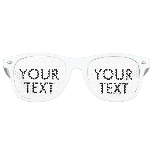 De Fête Retro FUNNY Eyepster Party Shades Lunettes (Devant)