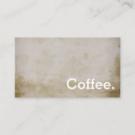 De Fidélité Brouillard dénudé Simple Loyauté Carte Punch Café