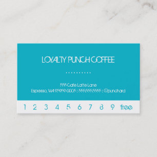 De Fidélité Carte Bright Punch Loyalty