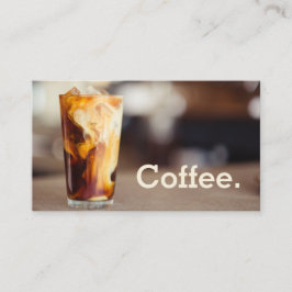 De Fidélité Carte simple Loyauté pour punch au café glacé