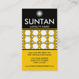 De Fidélité Carte SUNTAN hexa