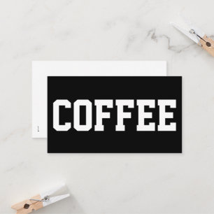 De Fidélité Immense carte Punchcard Superstar au café simple