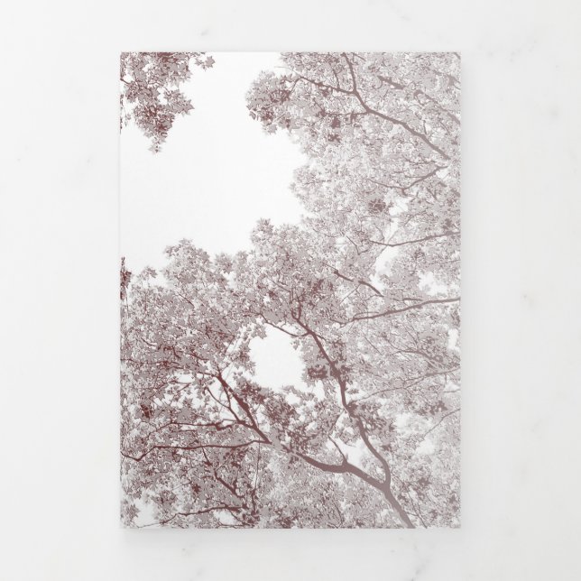 De Fin D'année Trois Volets Carte des arbres 4 (Page de couverture)