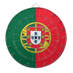 De Fléchettes Cible avec le drapeau du Portugal