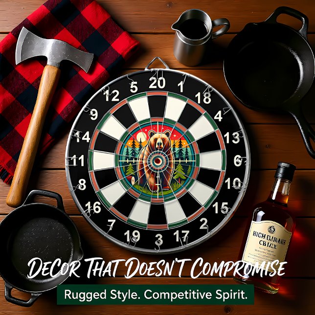 De Fléchettes Grizzly forestier avec superposition cible (Créateur téléchargé)