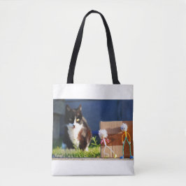 De Fubby's verstoppertje spelen met Kat Ping. Tasche