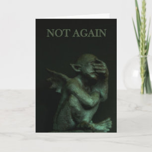 De Gargoyle~not carte d'anniversaire encore