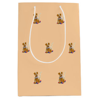 DE/GB Geschenktüte Hund/Gift bag dog