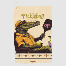 Crocodile Rose Boire Pickleball Serviette à main a