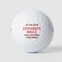 Ne touchez pas à mes balles perdues drôles