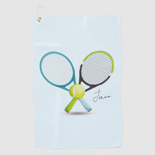 De Golf Serviette à sueur Racket et Ball Tennis