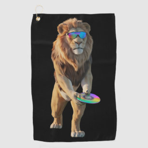 De Golf Serviette Lion Disk Golfer